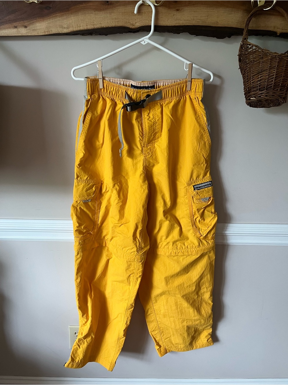 Vintage Abercrombie Fitch Paratrooper Parachute Utility Cargo Pants Gorpcore S
